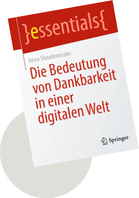 Buchcover - Die Bedeutung von Dankbarkeit in einer digitalen Welt